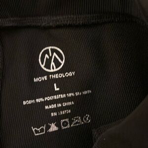 Black Ponte knit flares